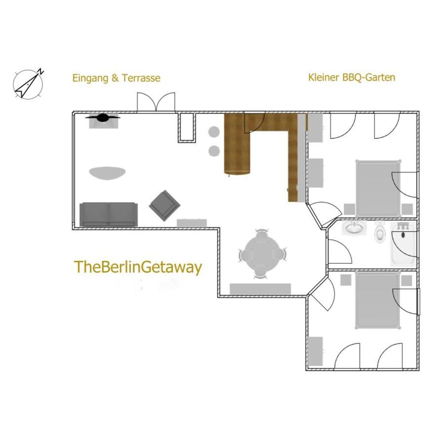 Апартаменты The Berlin Getaway / 80Qm In Berlin'S Historic Diplomatic Quarter Экстерьер фото